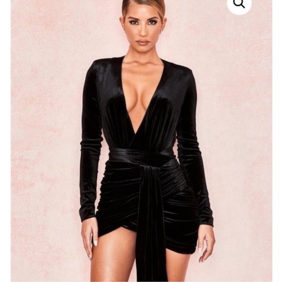 House of CB London Black Dress - Picture 1 of 8